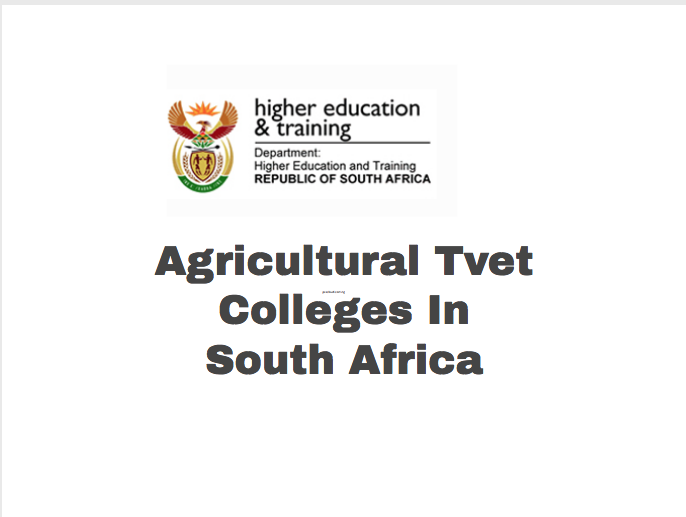 Agricultural Tvet Colleges In South Africa