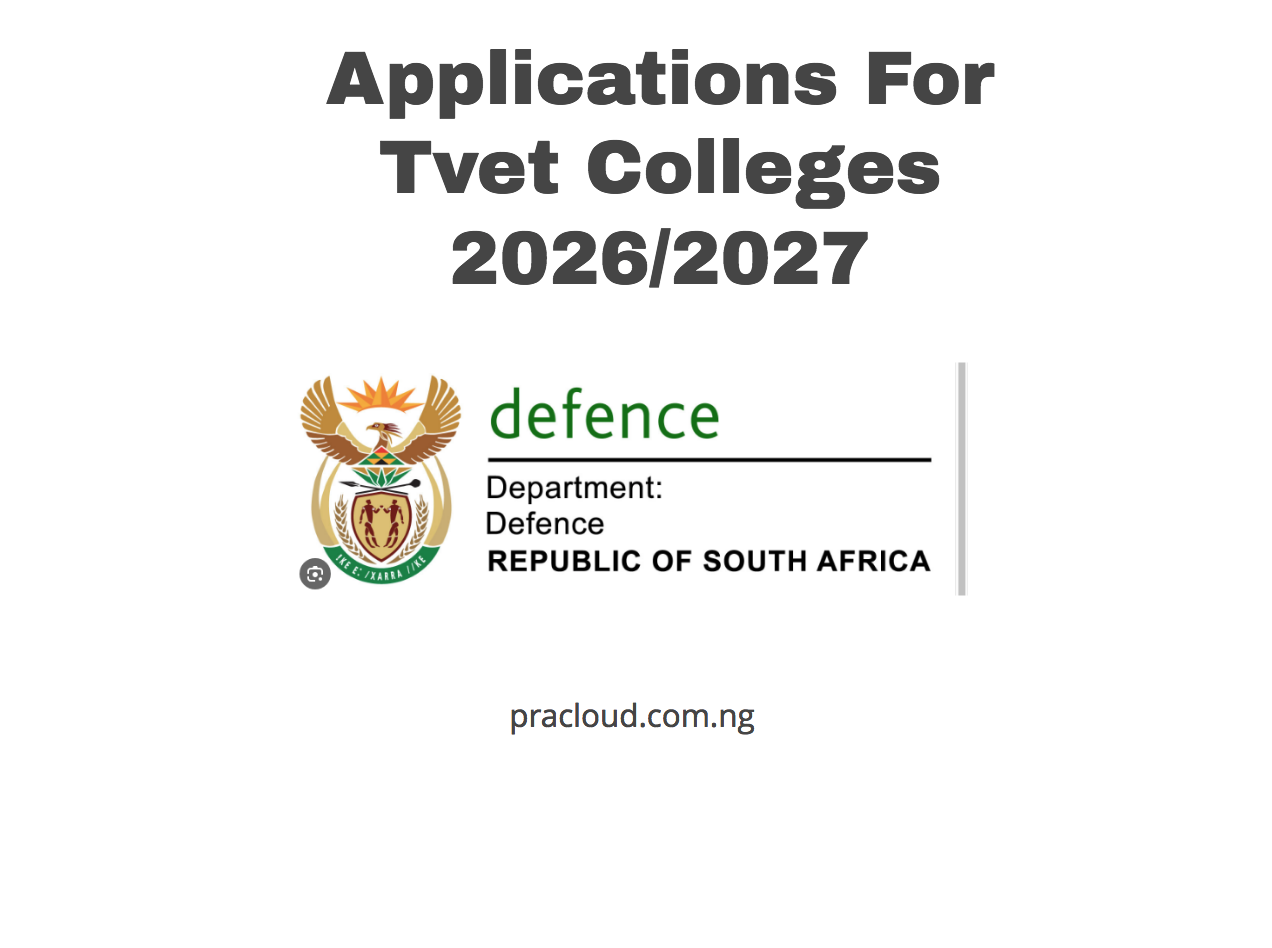 Applications For Tvet Colleges 2026:2027