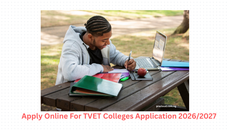 Apply Online For TVET Colleges Application 2026:2027