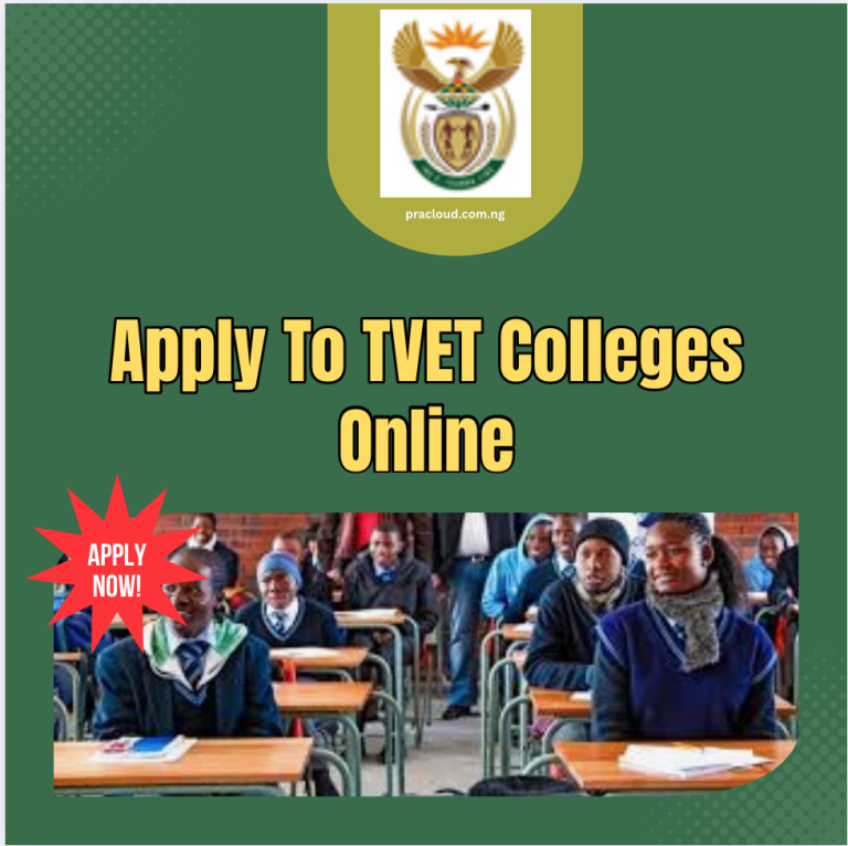 Apply To TVET Colleges Online