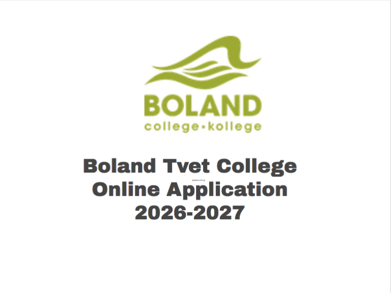 Boland Tvet College Online Application 2026-2027