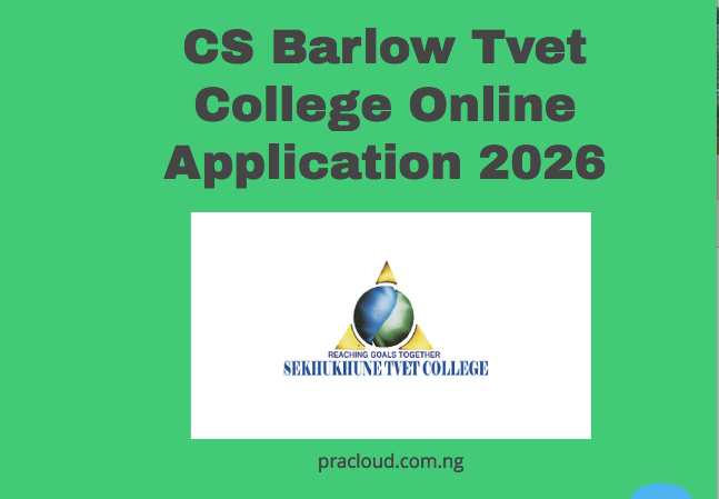 CS Barlow Tvet College Online Application 2026
