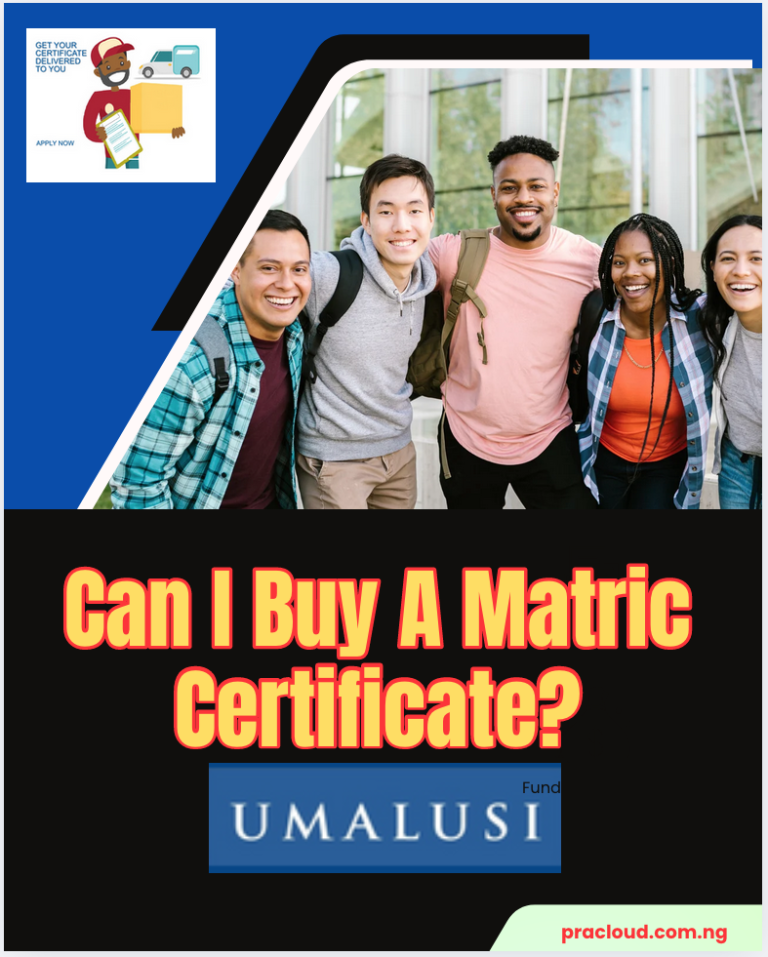 Can I Buy A Matric Certificate?