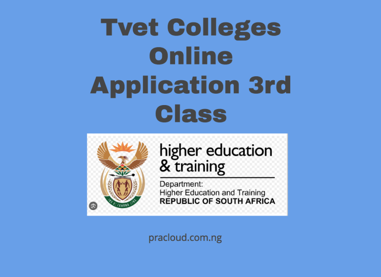 Tvet Colleges Online Application 3rd Class
