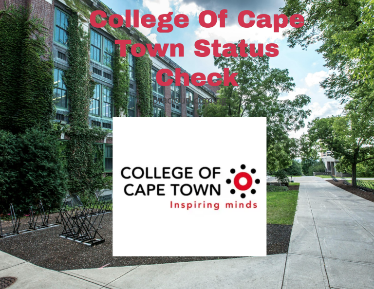 College Of Cape Town Status Check