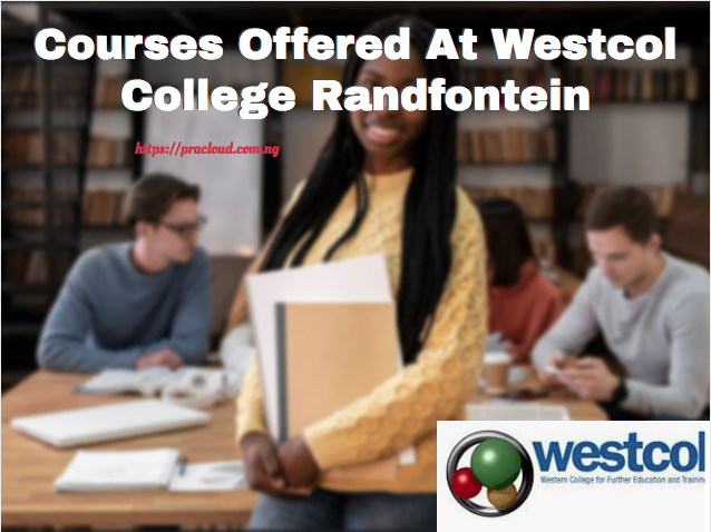 Courses Offered At Westcol College Randfontein