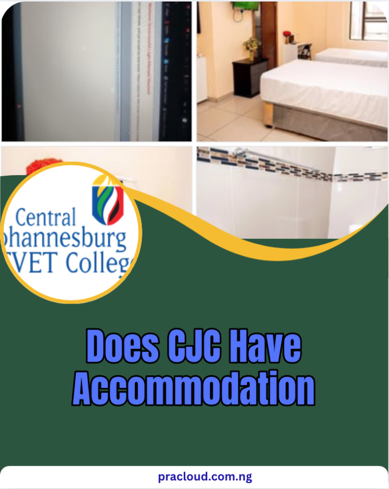 Does CJC Have Accommodation