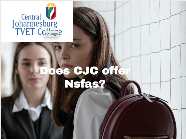 Does CJC offer Nsfas?