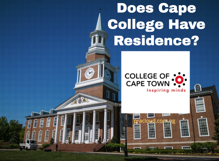 Does Cape College Have Residence?