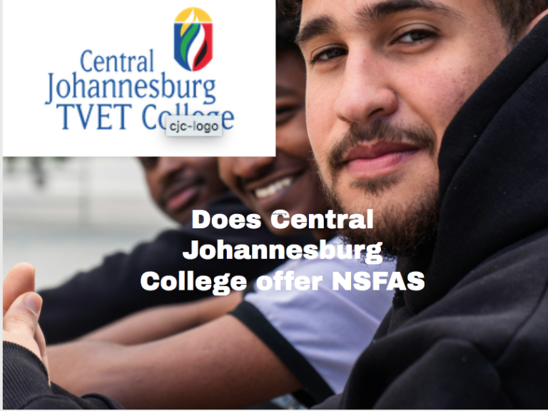 Does Central Johannesburg College offer NSFAS