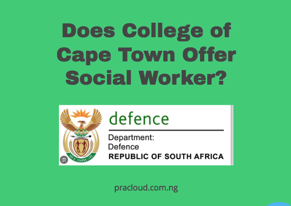 Does College of Cape Town Offer Social Worker?