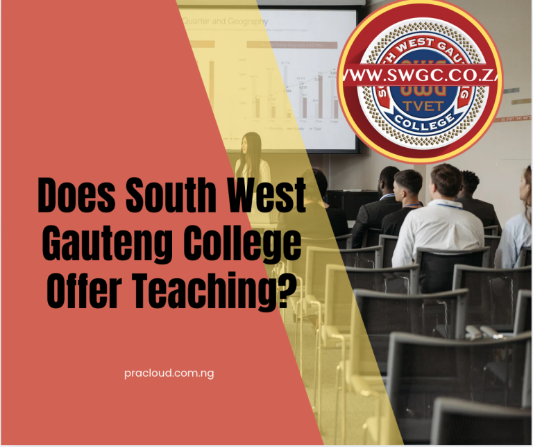 Does South West Gauteng College Offer Teaching?