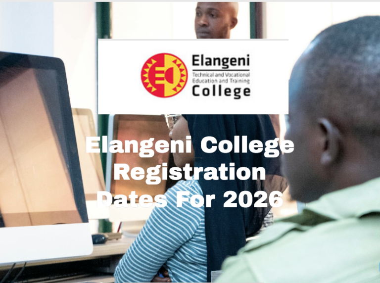 Elangeni College Registration Dates For 2026