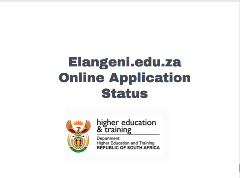 Elangeni.edu.za Online Application Status
