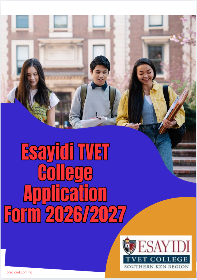 Esayidi TVET College Application Form 2026/2027