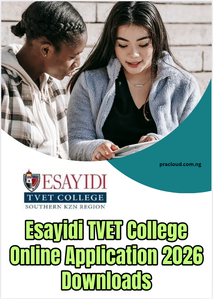 Esayidi TVET College Online Application 2026 Downloads