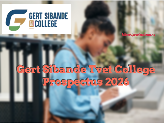Gert Sibande Tvet College Prospectus 2026