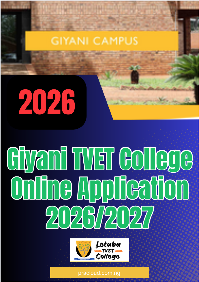 Giyani Tvet College Online Application 2026/2027