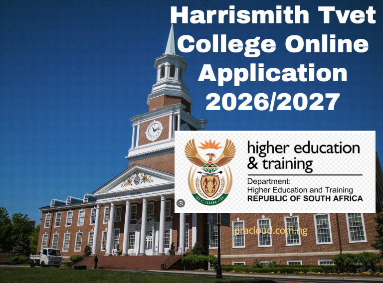Harrismith Tvet College Online Application 2026:2027