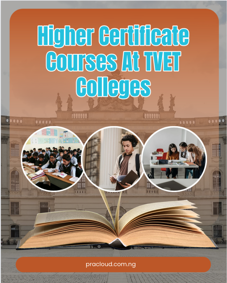 Higher Certificate Courses At TVET Colleges