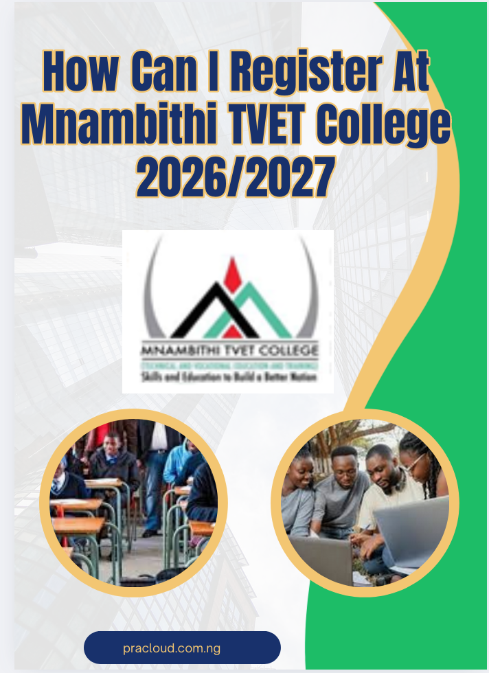 How Can I Register At Mnambithi TVET College 2026:2027