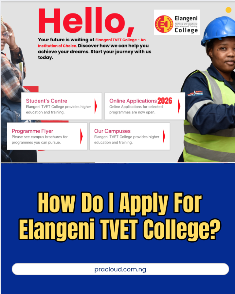 How Do I Apply For Elangeni TVET College?