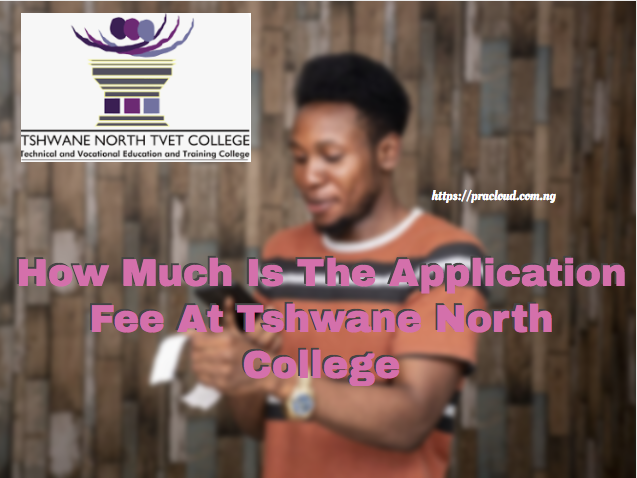 How Much Is The Application Fee At Tshwane North College