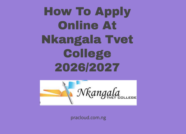 How To Apply Online At Nkangala Tvet College 2026:2027