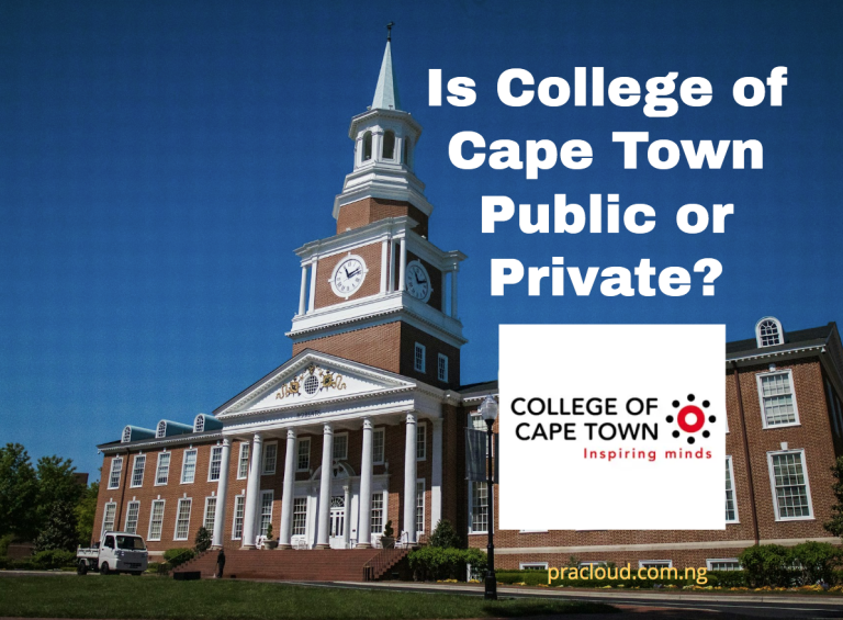 Is College of Cape Town Public or Private?