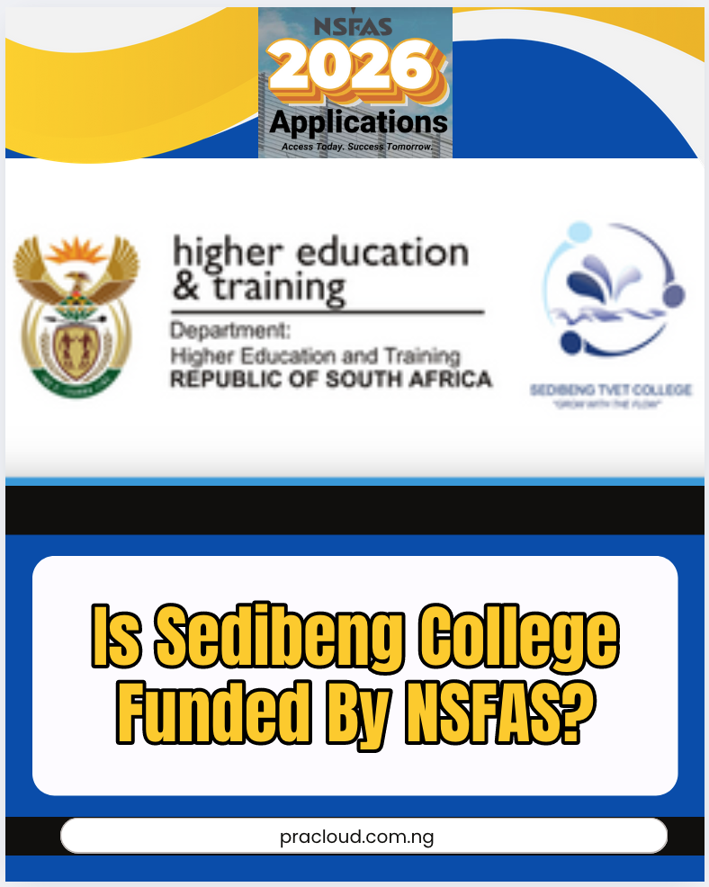Is Sedibeng College Funded By NSFAS?