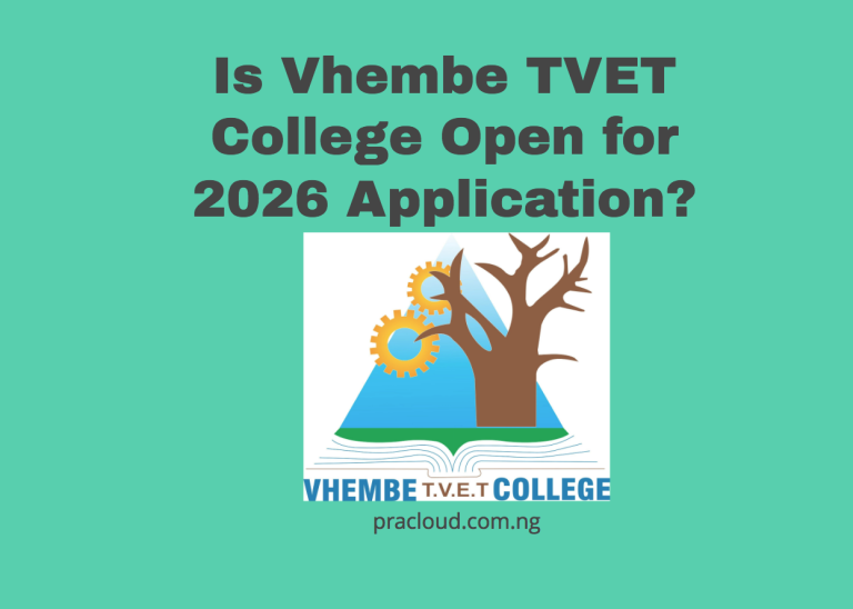 Is Vhembe TVET College Open for 2026 Application?
