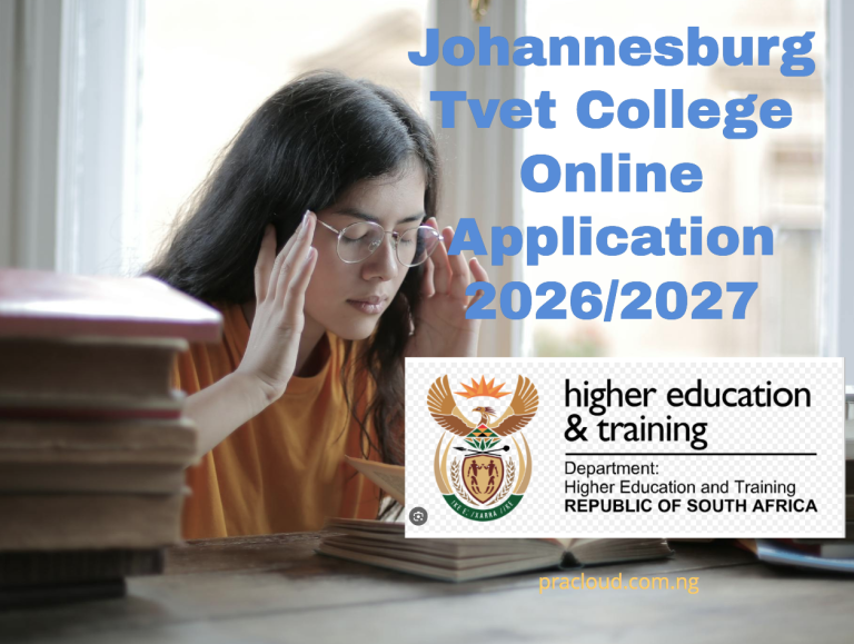Johannesburg Tvet College Online Application 2026/2027