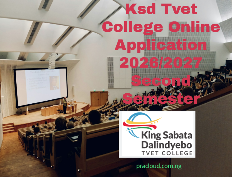 Ksd Tvet College Online Application 2026/2027 Second Semester
