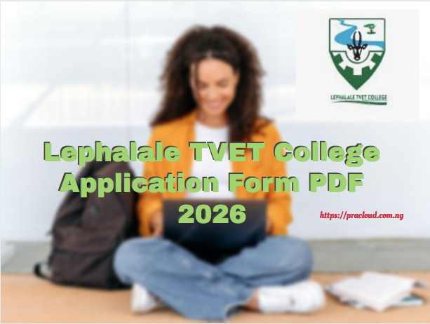 Lephalale TVET College Application Form PDF 2026