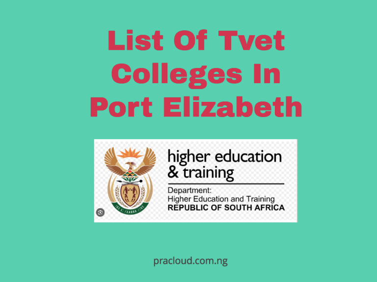 List Of Tvet Colleges In Port Elizabeth