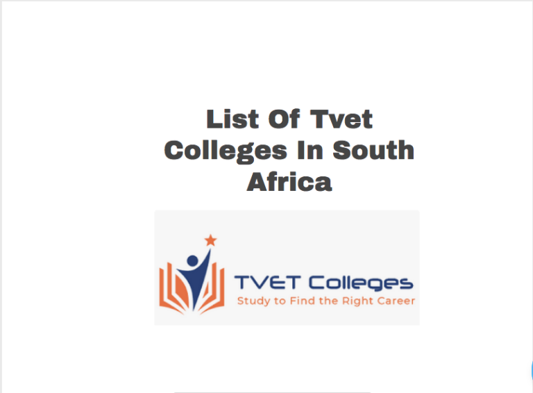 List Of Tvet Colleges In South Africa