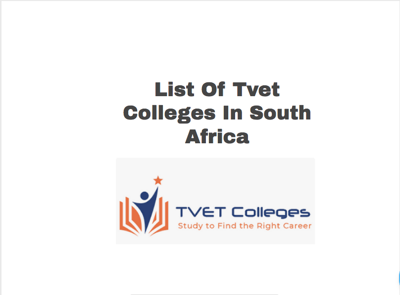 List Of Tvet Colleges In South Africa