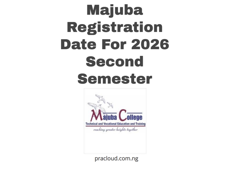 Majuba Registration Date For 2026 Second Semester