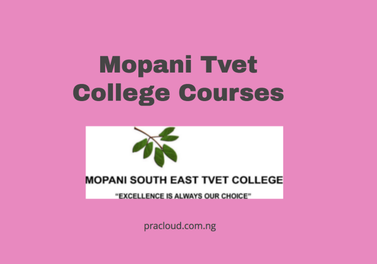 Mopani Tvet College Courses