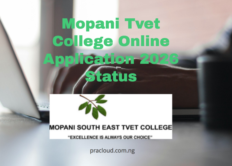 Mopani Tvet College Online Application 2026 Status