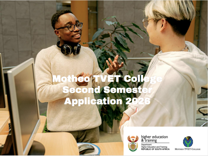 Motheo TVET College Second Semester Application 2026