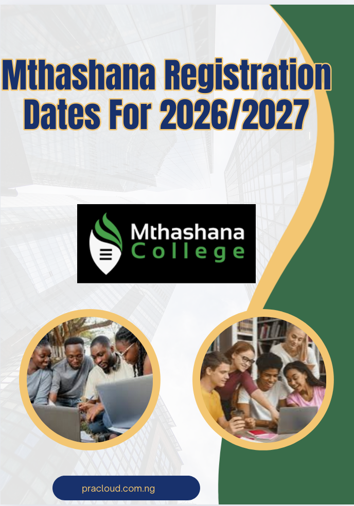 Mthashana Registration Dates For 2026:2027