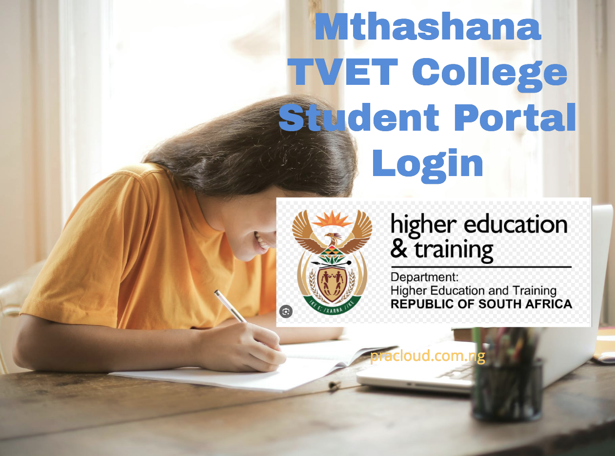 Mthashana TVET College Student Portal Login