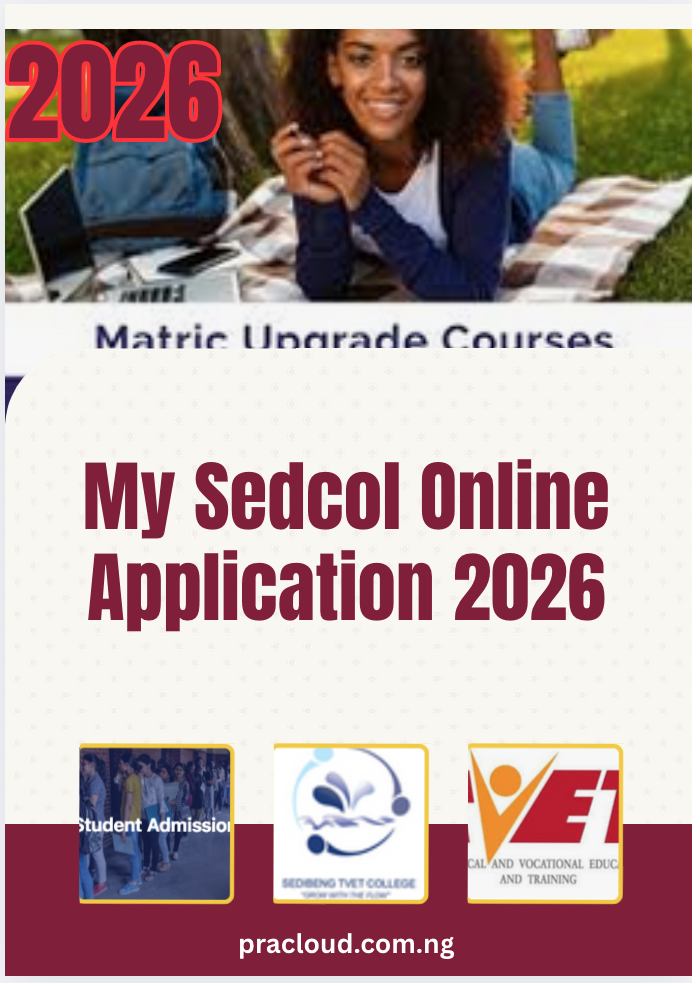 My Sedcol Online Application 2026