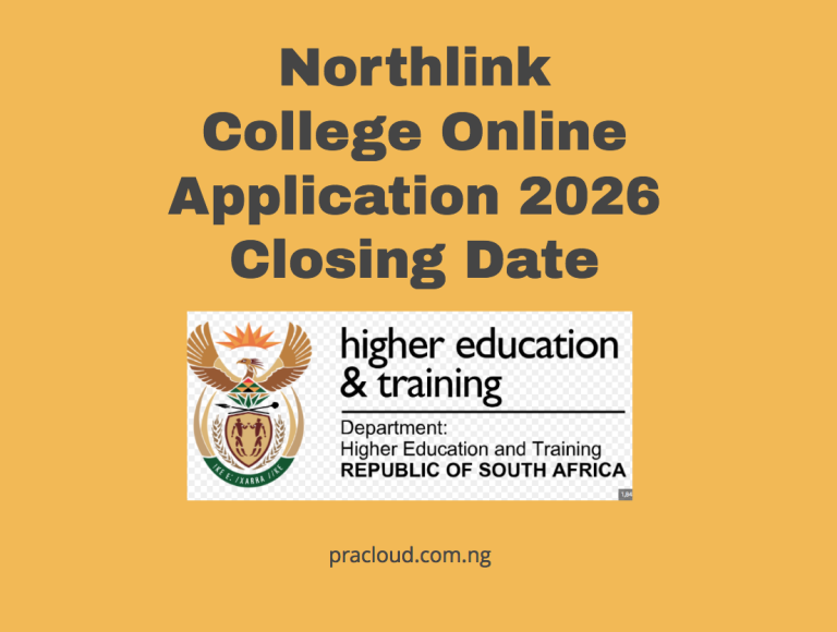 Northlink College Online Application 2026 Closing Date