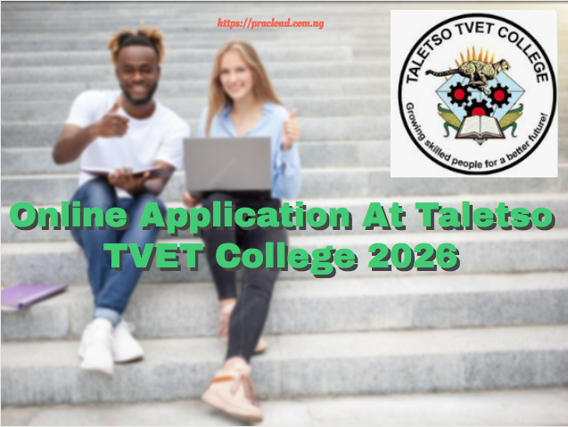 Online Application At Taletso TVET College 2026