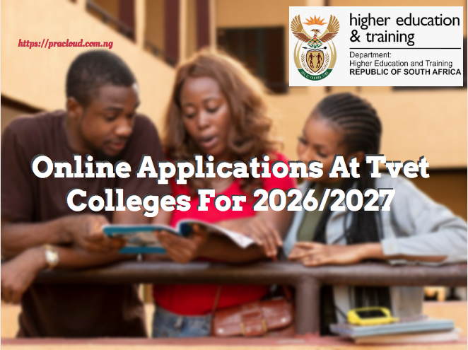 Online Applications At Tvet Colleges For 2026/2027