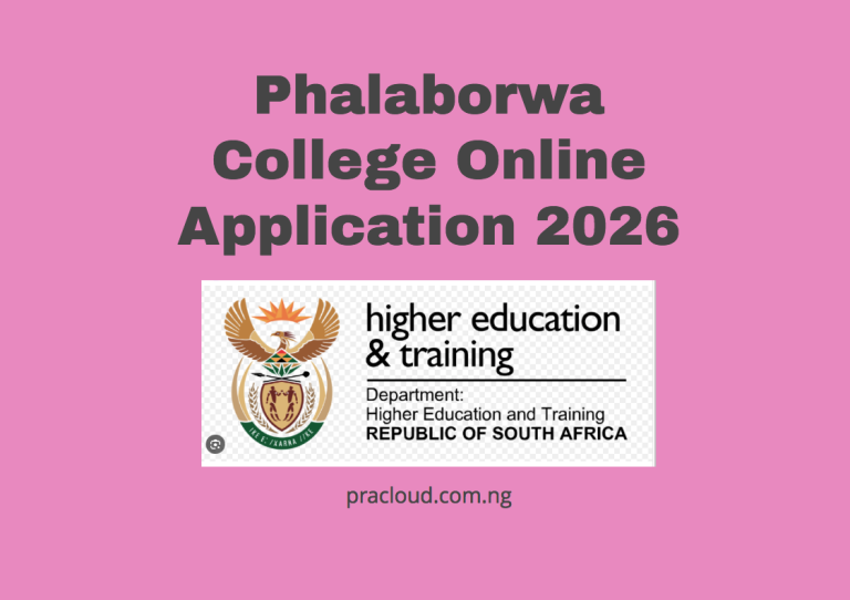 Phalaborwa College Online Application 2026