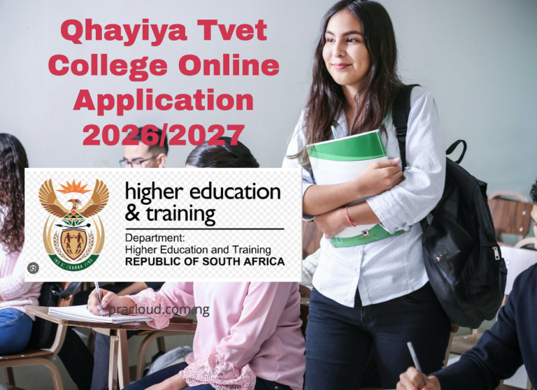 Qhayiya Tvet College Online Application 2026:2027