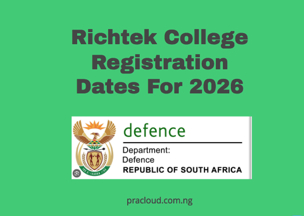 Richtek College Registration Dates For 2026